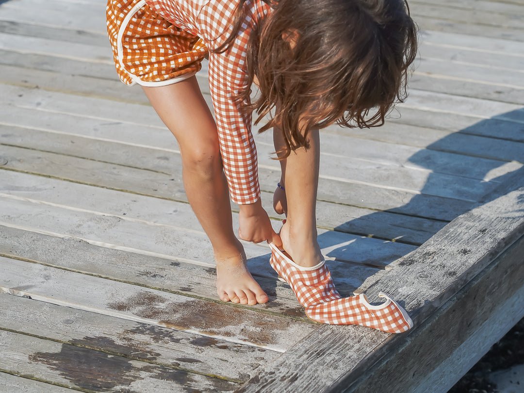 Swim Shoes - Sienna Gingham GRECH &amp; CO.