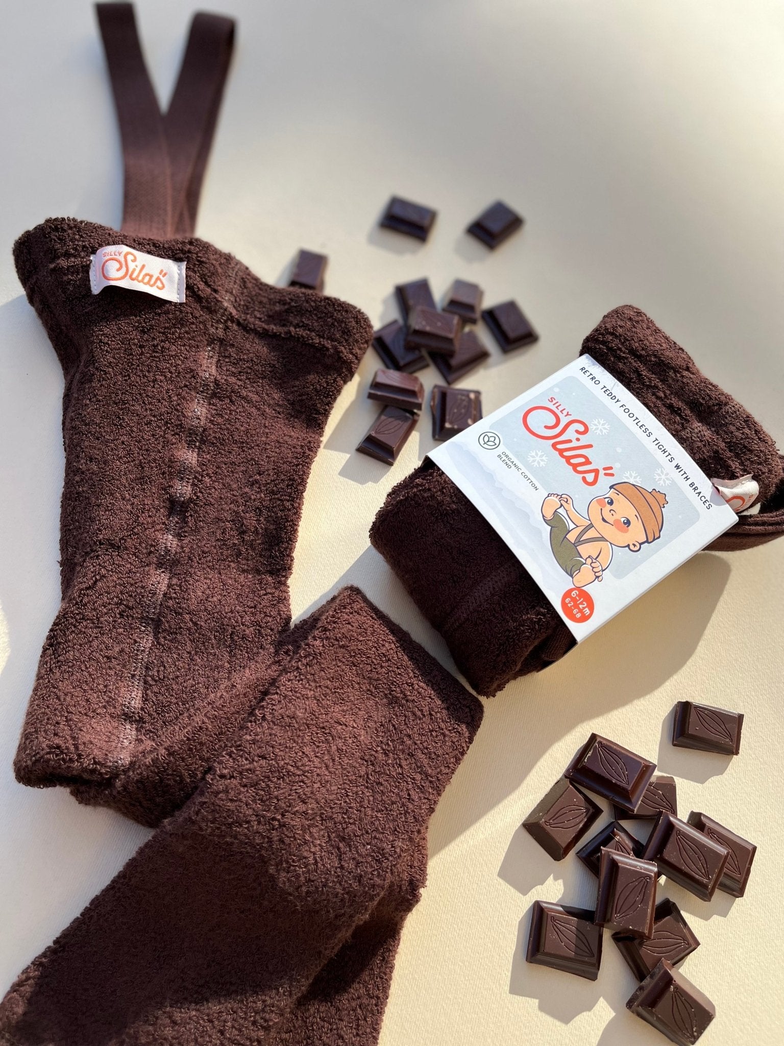 Teddy Chocolate Footless Silly Silas