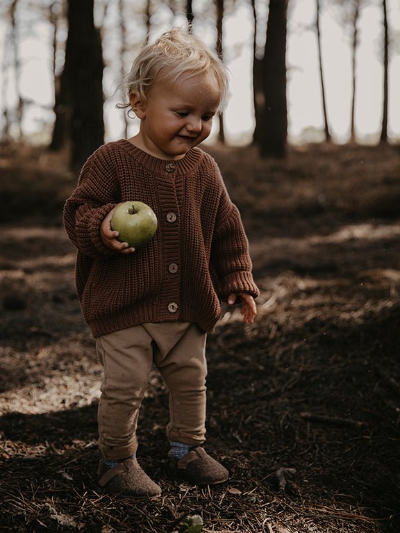 The Simple Folk The Chunky Cardigan - Mocha The Simple Folk
