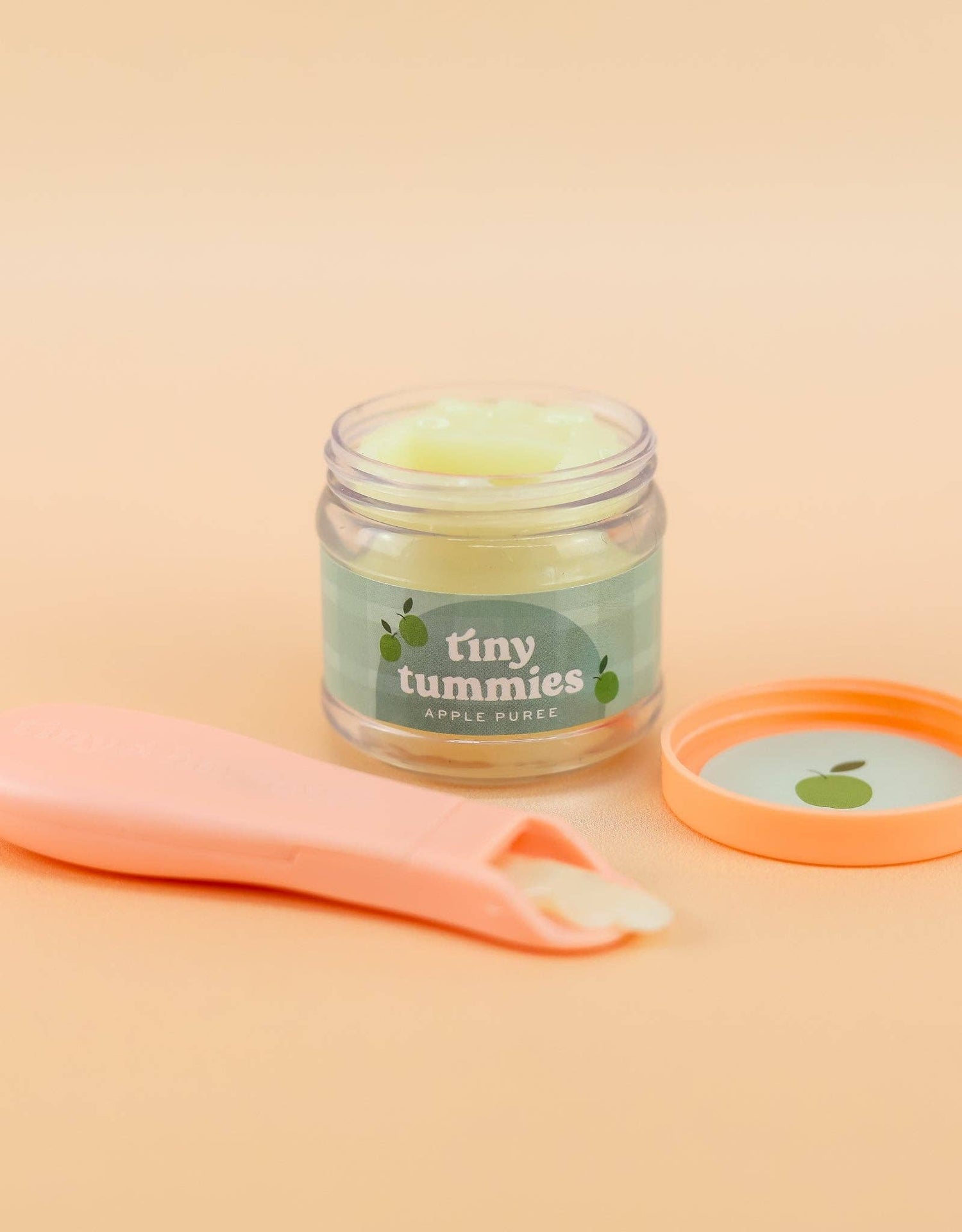 Tiny Harlow - North America - Tiny Tummies - Apple jelly food - Jar and spoon - Tiny Harlow Tiny Harlow