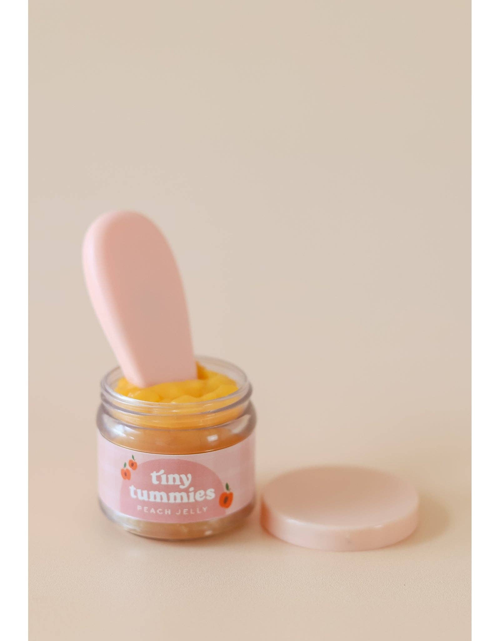 Tiny Harlow - North America - Tiny Tummies - Peach jelly food - Jar and spoon - Tiny Harlow Tiny Harlow