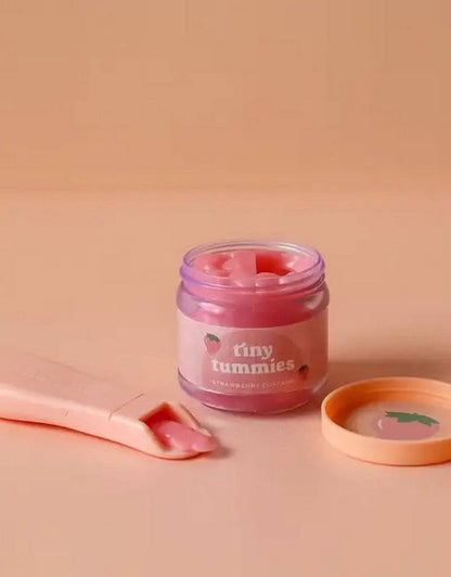 Tiny Harlow - North America - Tiny Tummies - Strawberry jelly food - Jar and spoon - Tiny Harlow Tiny Harlow