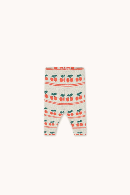 Tinycottons Cherry Pattern Rib Baby pant Tinycottons