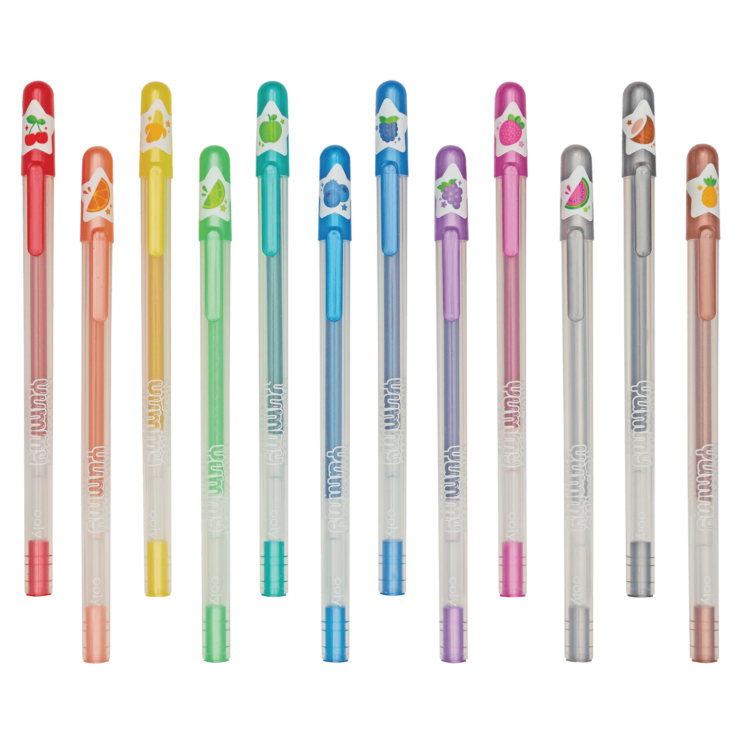 Yummy Yummy Scented Glitter Gel Pens - Set of 12 OOLY