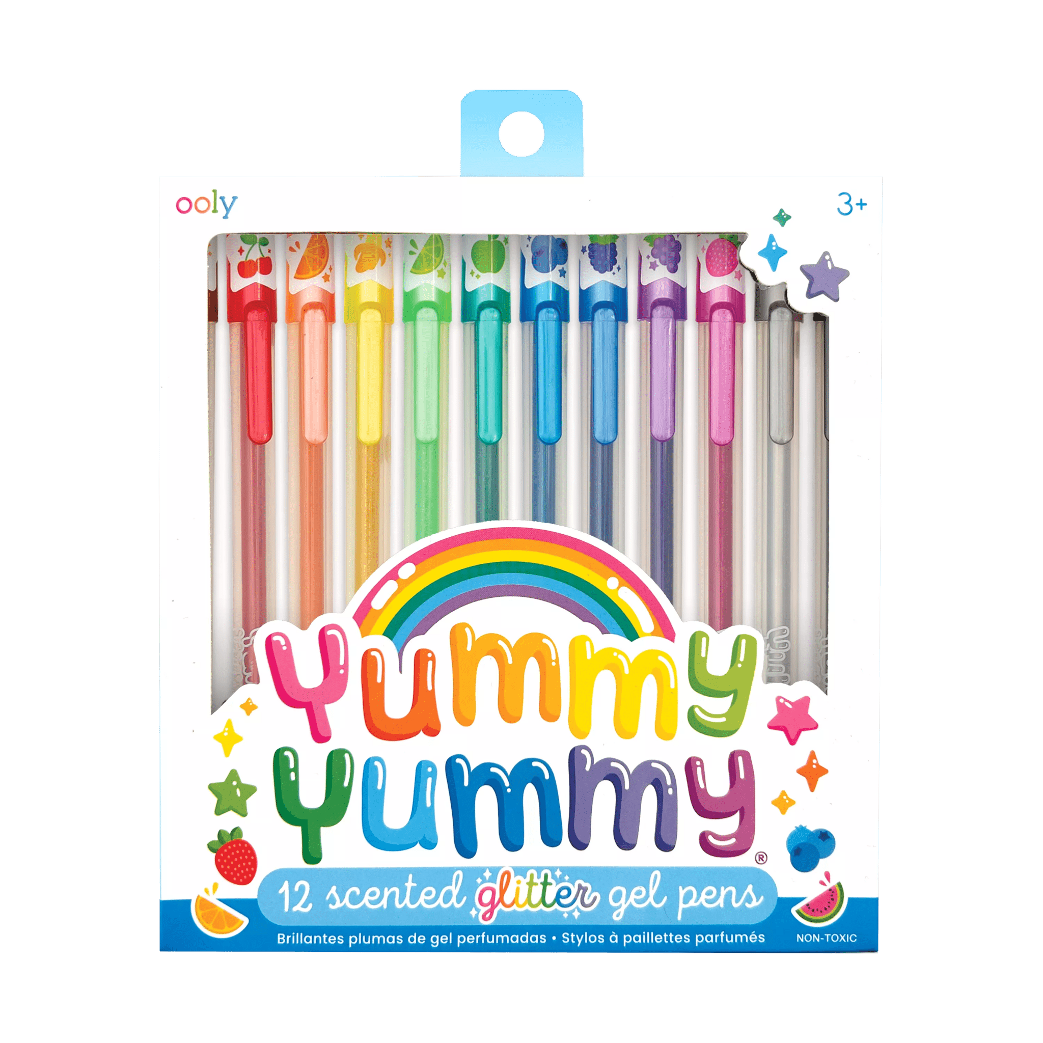 Yummy Yummy Scented Glitter Gel Pens - Set of 12 OOLY